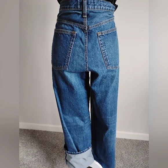 Universal Thread Mid Rise 90s Baggy Jeans 100% Cotton Classic Blue Size 10 - Picture 6 of 13